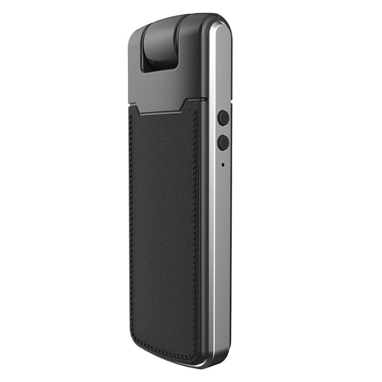 B18 Back Clip Design 1080P HD Camera Recording Pen, Support Motion Detection / Infrared Night Vision /180 Degrees Rotation Camera / TF Card (Silver Grey)