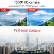 B18 Back Clip Design 1080P HD Camera Recording Pen, Support Motion Detection / Infrared Night Vision /180 Degrees Rotation Camera / TF Card (Silver Grey)