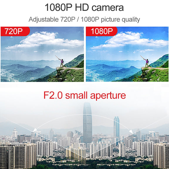 B18 Back Clip Design 1080P HD Camera Recording Pen, Support Motion Detection / Infrared Night Vision /180 Degrees Rotation Camera / TF Card (Silver Grey)