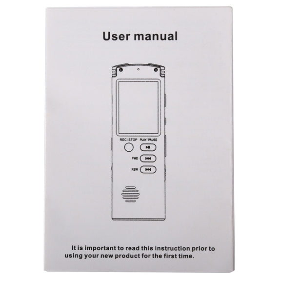 VM113 Portable Audio Voice Recorder, 8GB, Support Music Playback / LINE-IN & Telephone Recording