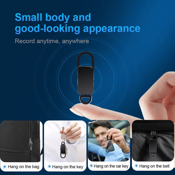 S20 16GB Keychain HD Noise Reduction Portable Recording Pen