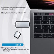 SK858 32GB Rechargeable Portable U-Disk Meeting Voice Recorder (Black)