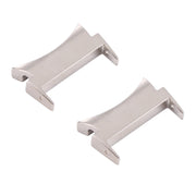 1 Pair For Samsung Galaxy Watch4 40mm / 44mm Smart Watch Watchband Connector Converter(Silver)