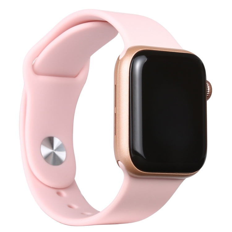 For Apple Watch Series 6 40mm Black Screen Non-Working Fake Dummy Display Model(Pink)
