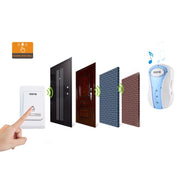 VOYE V008B Home Music Remote Control Wireless Doorbell with 38 Polyphony Sounds, US Plug (White)