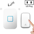 CACAZI FA88 Self-Powered Smart Home Wireless Doorbell, US Plug(White) - Wireless Doorbell by CACAZI | Online Shopping South Africa | PMC TechLife | Buy Now Pay Later Mobicred