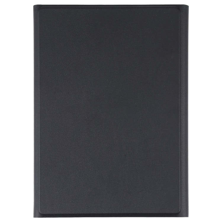 A06 Detachable Lambskin Texture Ultra-thin TPU Bluetooth Keyboard Leather Tablet Case with Stand For iPad mini 6 (Black)