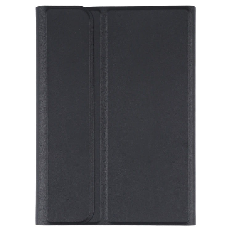 A06 Detachable Lambskin Texture Ultra-thin TPU Bluetooth Keyboard Leather Tablet Case with Stand For iPad mini 6 (Black)