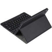 A06 Detachable Lambskin Texture Ultra-thin TPU Bluetooth Keyboard Leather Tablet Case with Stand For iPad mini 6 (Black)
