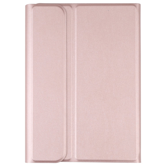 A06S Detachable Lambskin Texture Ultra-thin TPU Backlight Bluetooth Keyboard Leather Tablet Case with Stand For iPad mini 6(Rose Gold)