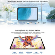 Honor Pad X9 Pro WiFi Tablet PC, 11.5 inch 8GB+128GB MagicOS 9.0 Qualcomm Snapdragon 685 Octa Core (White)