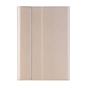 AW11 Detachable Lambskin Texture Ultra-thin TPU Bluetooth Keyboard Leather Tablet Case with Stand For Huawei MatePad 11 2021(Gold)