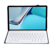 AW11 Detachable Lambskin Texture Ultra-thin TPU Bluetooth Keyboard Leather Tablet Case with Stand For Huawei MatePad 11 2021(Gold)