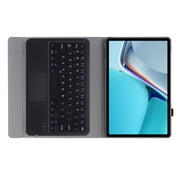 AW11-A Detachable Lambskin Texture Ultra-thin TPU Bluetooth Keyboard Leather Tablet Case with Touchpad & Stand For Huawei MatePad 11 2021(Black)