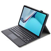 AW11-A Detachable Lambskin Texture Ultra-thin TPU Bluetooth Keyboard Leather Tablet Case with Touchpad & Stand For Huawei MatePad 11 2021(Black)