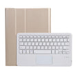 AW11-A Detachable Lambskin Texture Ultra-thin TPU Bluetooth Keyboard Leather Tablet Case with Touchpad & Stand For Huawei MatePad 11 2021(Gold) - Huawei Keyboard by PMC TechLife | Online Shopping South Africa | PMC TechLife