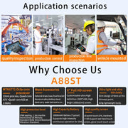 CENAVA A88ST IP68 Rugged Tablet PC, 4GB+64GB, 8 inch Android 11 MTK6771 Octa Core, 4G Network, UK Plug