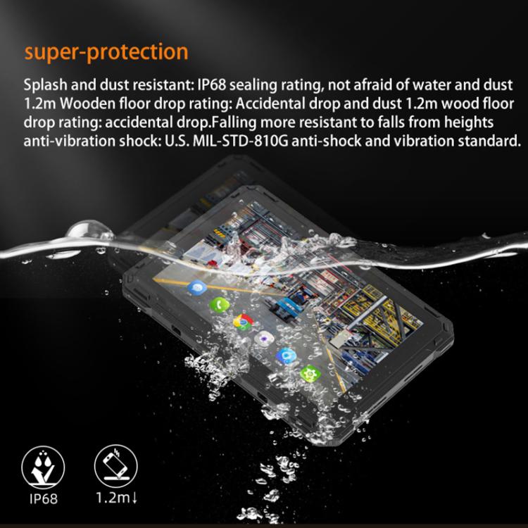 CENAVA A88ST IP68 Rugged Tablet PC, 4GB+64GB, 8 inch Android 11 MTK6771 Octa Core, 4G Network, UK Plug