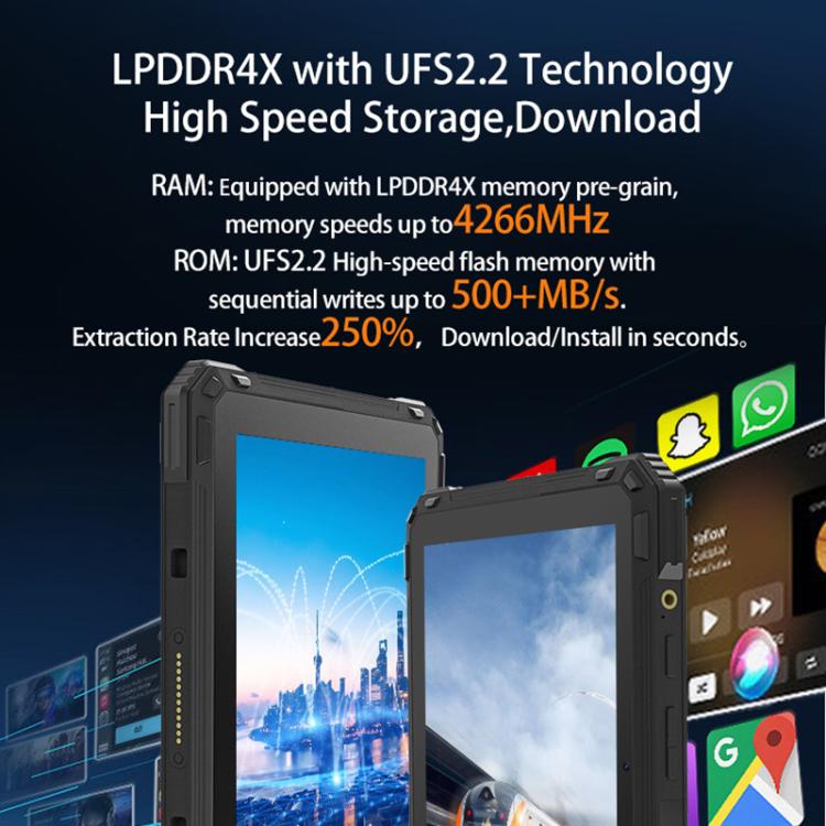 CENAVA A88ST IP68 Rugged Tablet PC, 4GB+64GB, 8 inch Android 11 MTK6771 Octa Core, 4G Network, US Plug