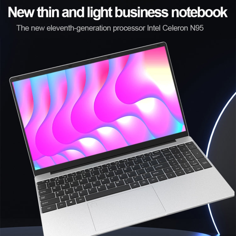 H15 15.6 inch Ultrathin Laptop, 16GB+1TB, Windows 11 Intel Processor N95 Quad Core, US Plug (Silver)