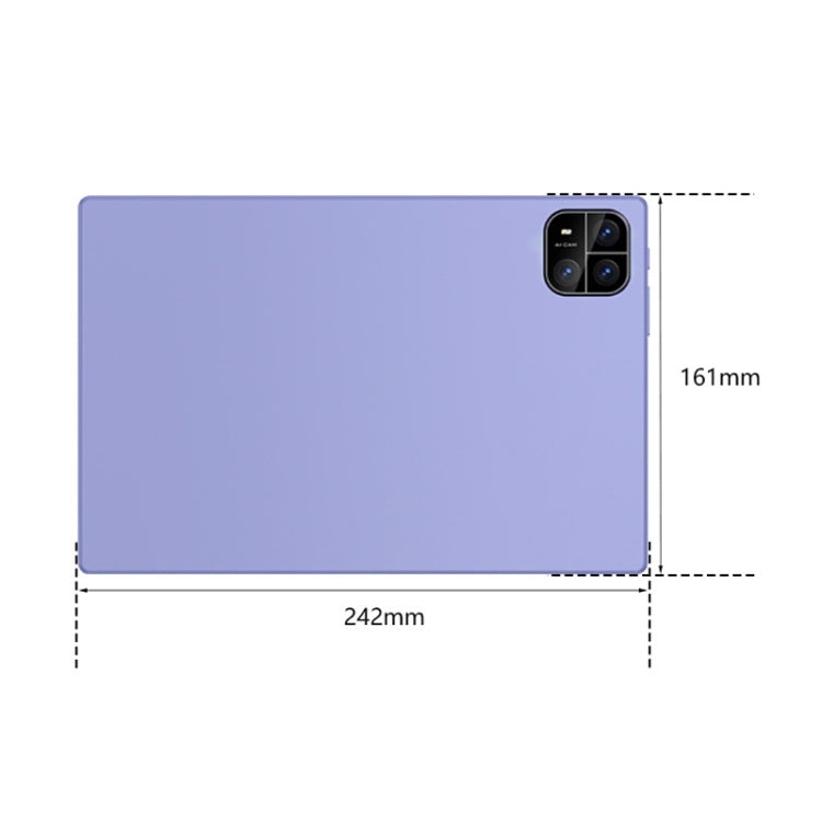 H90 10.1 inch 4G LTE Tablet PC, 4GB+64GB, Android 12 MTK6771 Octa Core, Support Dual SIM, EU Plug (Purple)