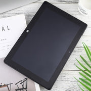 Hongsamde Tablet PC, 12GB+128GB, 10.1 inch Windows 11 Intel Celeron J4105, without Keyboard Leather Case (EU Plug)