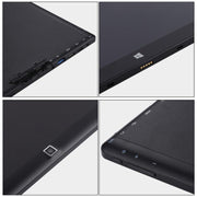 Hongsamde Tablet PC, 12GB+128GB, 10.1 inch Windows 11 Intel Celeron J4105, without Keyboard Leather Case (EU Plug)
