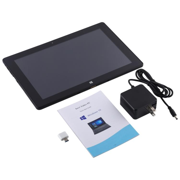 Hongsamde Tablet PC, 12GB+128GB, 10.1 inch Windows 11 Intel Celeron J4105, without Keyboard Leather Case (EU Plug)