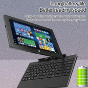 Hongsamde Tablet PC, 12GB+128GB, 10.1 inch Windows 11 Intel Celeron J4105, without Keyboard Leather Case (US Plug)