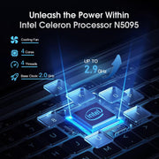 N5095 15.6 inch Laptop, 8GB+256GB, Windows 11 Intel Celeron N5095 Quad Core, Support Fingerprint Unlock, US Plug (Silver)