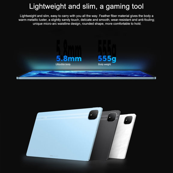 Honor Pad GT Pro WiFi Tablet PC, 12.3 inch 12GB+256GB MagicOS 8.0.1 Qualcomm Snapdragon 8s Gen 3 Octa Core (White)