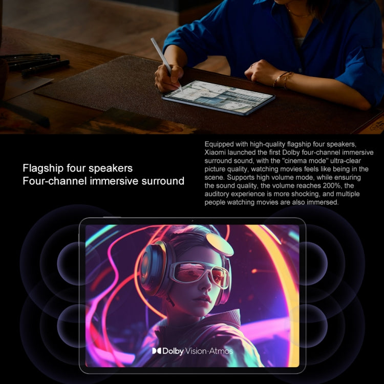 Xiaomi Pad 7 Pro 11.2 inch, 8GB+256GB, HyperOS 2 Qualcomm Snapdragon 8s Gen3 Octa Core (Blue)