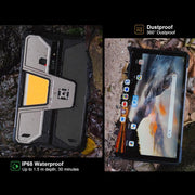 Unihertz 8849 Tank Pad E Rugged Tablet PC & Projector, 12GB+512GB, 10.95 inch Android 14 MT6789 Octa Core 4G Network, EU Plug (Black)