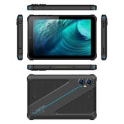 OUKITEL RT3 Plus 4G Network IP68/IP69K Rugged Tablet, 4GB+128GB, 8.0 inch Android 15 MediaTek G81 Octa-Core Support Dual SIM, EU Plug (Blue)