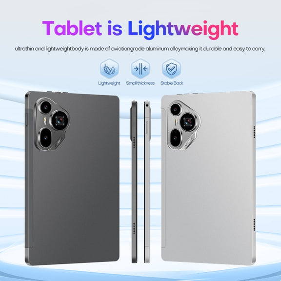 Pad7 Ultra 10.1 inch 3G Phone Call Tablet PC, 2GB+32GB, Android 8.1 MTK6737 Quad Core, EU Plug (Silver)