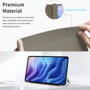 Teclast 3-Fold Holder Smart Tablet Leather Folio Case for Teclast T60 Plus