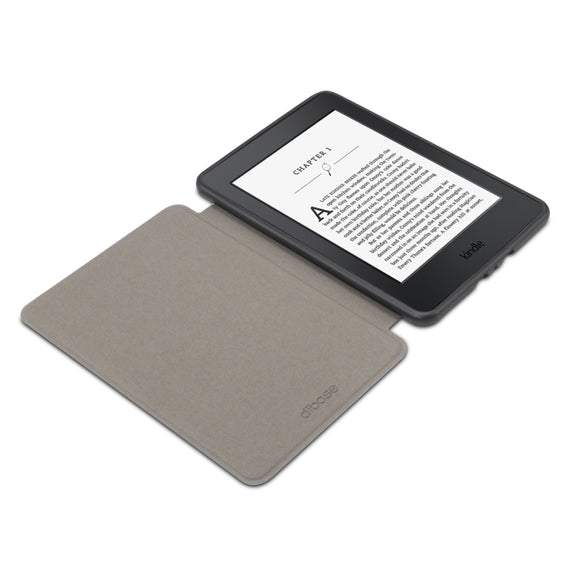 Black Eye Pattern Horizontal Flip PU + TPU Leather Protective Case for Amazon Kindle Paperwhite 4 (2018), with Sleep & Wake-up Function