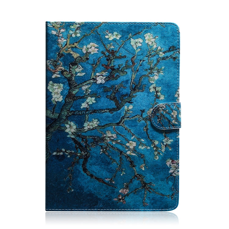 Apricot Blossom Pattern Horizontal Flip Leather Case for Amazon Kindle Paperwhite 4 (2018) / 3 / 2 / 1, with Holder & Card Slot & Wallet