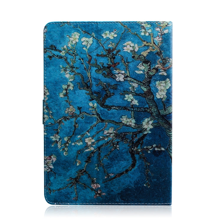 Apricot Blossom Pattern Horizontal Flip Leather Case for Amazon Kindle Paperwhite 4 (2018) / 3 / 2 / 1, with Holder & Card Slot & Wallet