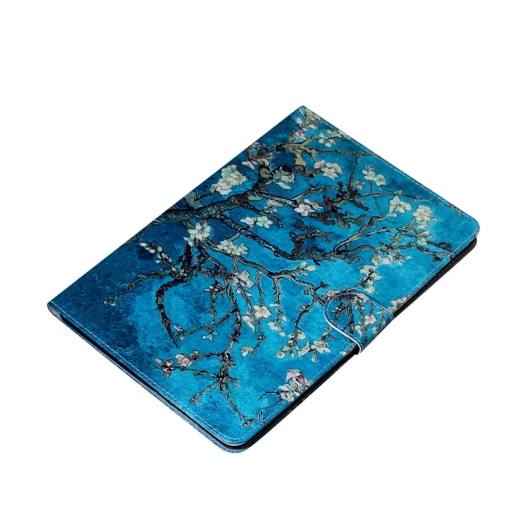 Apricot Blossom Pattern Horizontal Flip Leather Case for Amazon Kindle Paperwhite 4 (2018) / 3 / 2 / 1, with Holder & Card Slot & Wallet