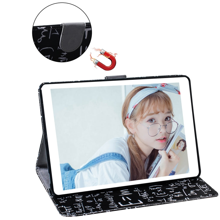 Formula Pattern Horizontal Flip Leather Case for Amazon Kindle Paperwhite 4 (2018) / 3 / 2 / 1, with Holder & Card Slot & Wallet