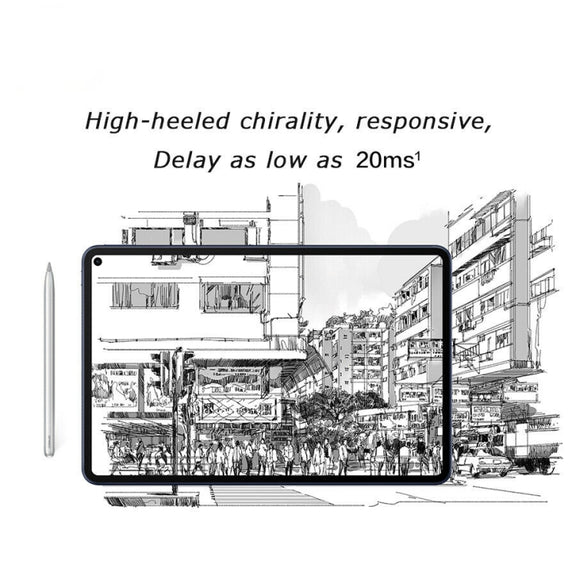Original Huawei M-Pencil 160mm Stylus Pen + 2 Spare Nibs Set for Huawei MatePad Pro / MatePad(Silver)