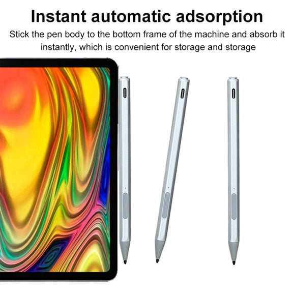 WR19 4096 USB-C/Type-C Pressure-Sensitive Stylus Pen(Silver)