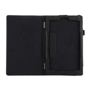 For Amazon Kindle Fire HD8 (2017) Litchi Texture Horizontal Flip Leather Case with Holder(Black)