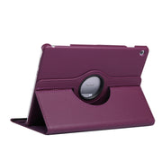 Litchi Texture Horizontal Flip 360 Degrees Rotation Leather Case for Huawei MediaPad T5 10.1, with Holder (Purple)