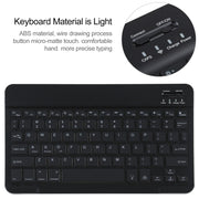 AM10S Detachable Bluetooth Backlight Keyboard Ultrathin Horizontal Flip Leather Tablet Case with Holder for Lenovo M10 Plus 10.3 inch X606F(Black)