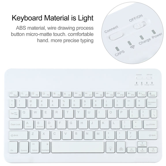 A500S Detachable Bluetooth Backlight Keyboard Ultrathin Horizontal Flip Leather Tablet Case with Holder for Samsung Galaxy Tab A7 10.4 (2020) T500 / T505(Gold)