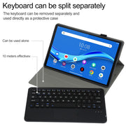 AM10-A Detachable Bluetooth Backlight Keyboard Ultrathin Horizontal Flip Leather Tablet Case with Touchpad & Holder for Lenovo M10 Plus 10.3 inch X606F(Black)