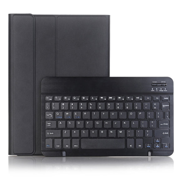 Detachable Bluetooth Keyboard Ultrathin Horizontal Flip Leather Tablet Case for Huawei MediaPad M5 / M5 Pro 10.8 inch, with Holder(Black)