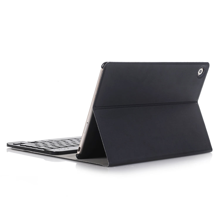 Detachable Bluetooth Keyboard Ultrathin Horizontal Flip Leather Tablet Case for Huawei MediaPad M5 / M5 Pro 10.8 inch, with Holder(Black)